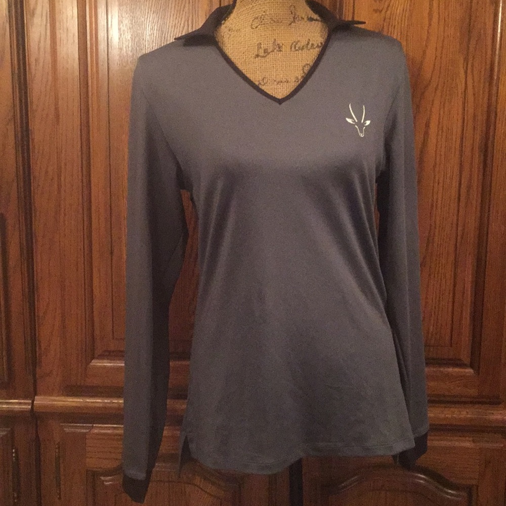 Roaming Dhabi Grey Performance Shirt